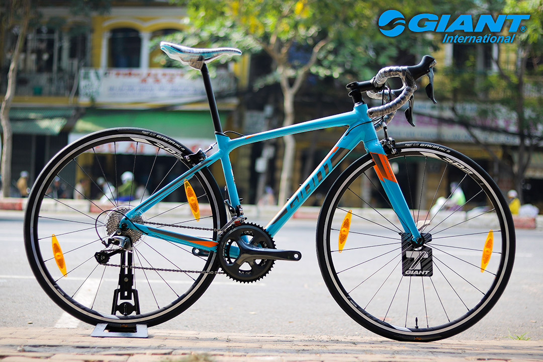 Xe đạp Giant Contend SL 2 phiên bản màu xanh hài hòa