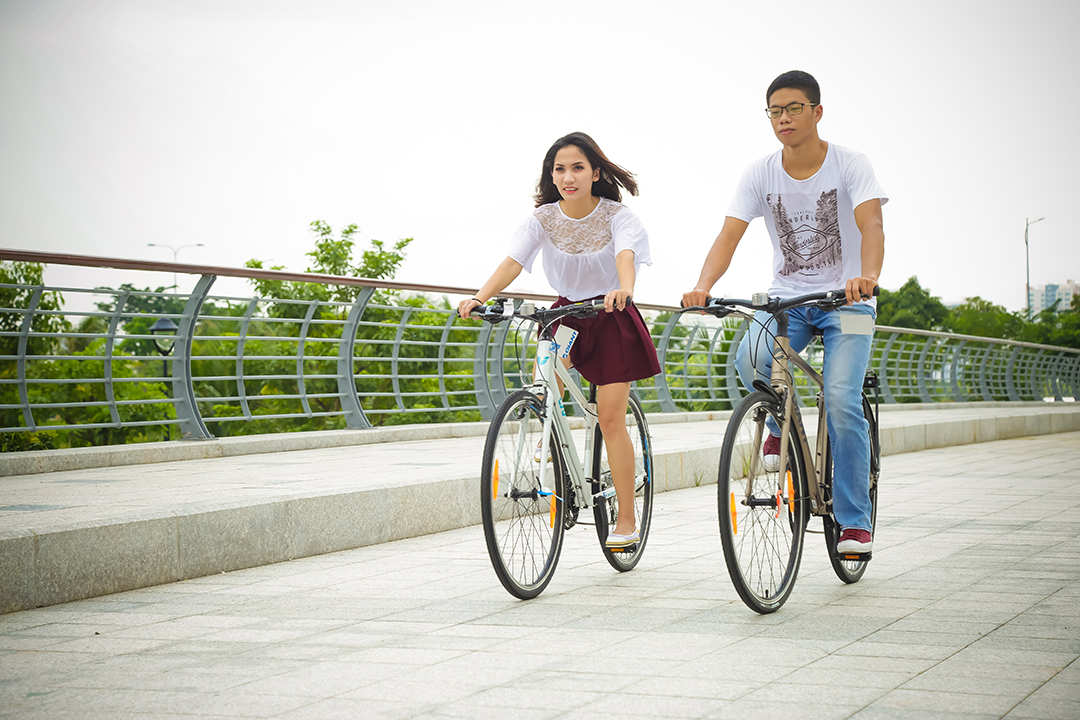 Đối với nhiều bạn trẻ đạp xe còn là đam mê