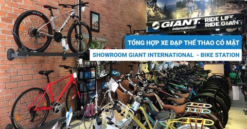 TỔNG HỢP XE ĐẠP THỂ THAO CÓ MẶT TẠI SHOWROOM GIANT INTERNATIONAL - BIKE STATION QUẬN 2
