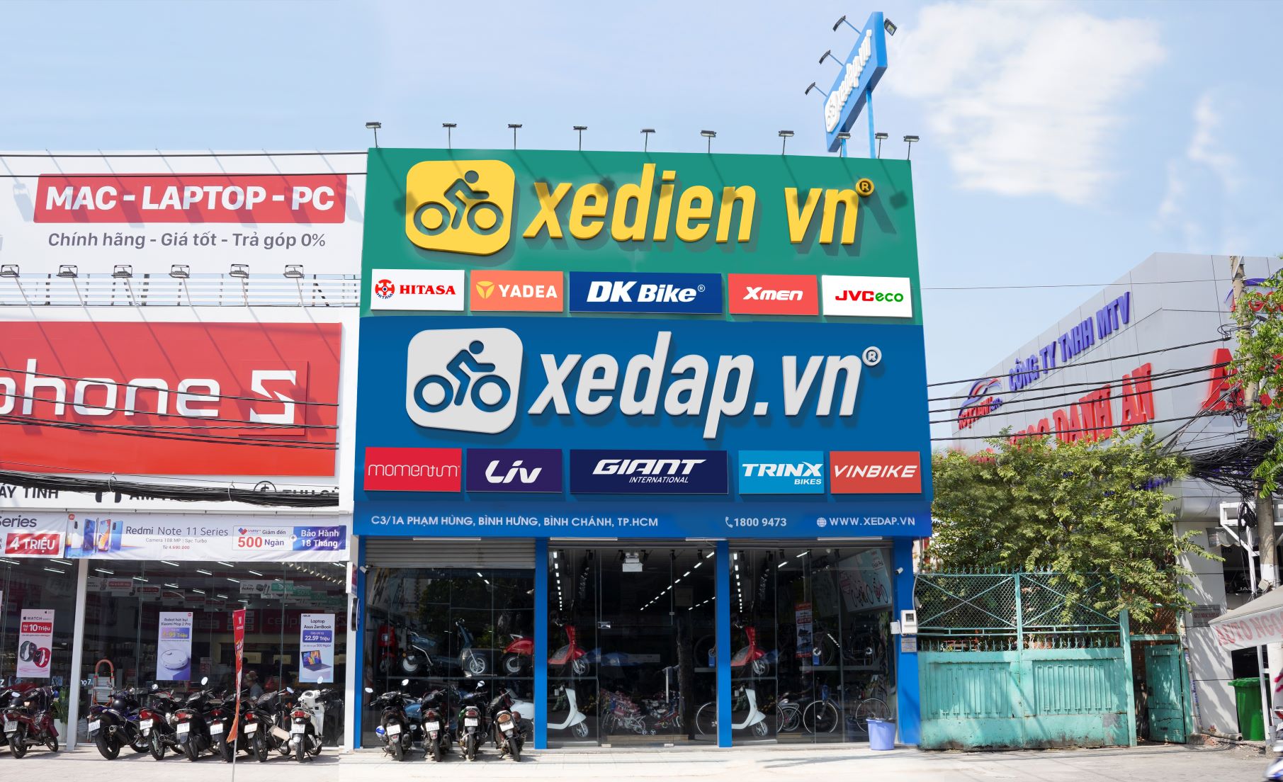 Cửa hàng Xedap.vn tại Phạm Hùng - huyện Bình Chánh